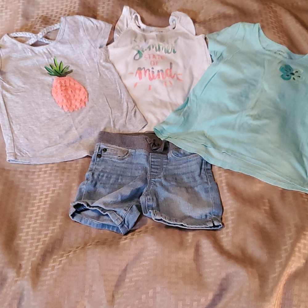 3,3T summer tops and 3T Arizona shorts